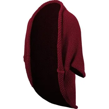 Dámské oblečení Bontis Pletený kardigan s variabilní délkou - Vínová | uni