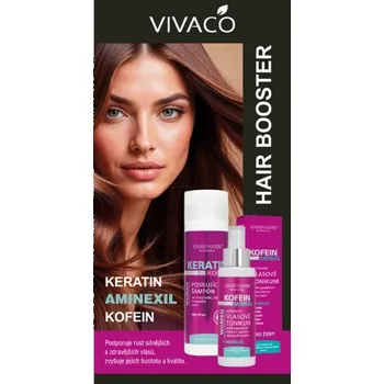Kosmetická sada Vivaco Dárková kazeta vlasové péče s keratinem a kofeinem