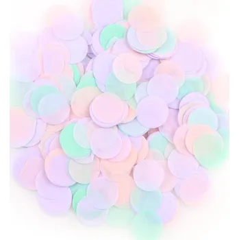 Svatební dekorace Konfety (mix barev) 2,5cm