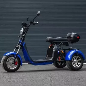 malá motorka Elektrická tříkolka Leramotors Scooters C5 2000W Modrá Leramotors C52000BLUE