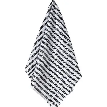 Utěrka Utěrka 70x50cm, set 2ks, STRIPES, Black (balení) (DOPRODEJ)(DOPRODEJ)|Casafina by Costa Nova