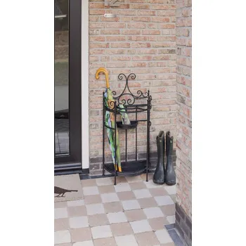 Stojan na deštník Stojan na deštníky skládací (DOPRODEJ)|Esschert Design