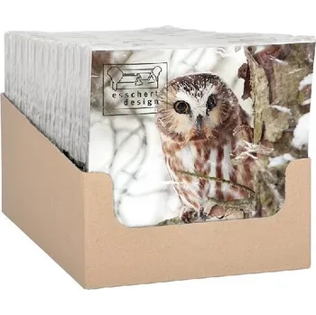 Papírový ubrousek Ubrousky s jelenem/sovou (DOPRODEJ)|Esschert Design