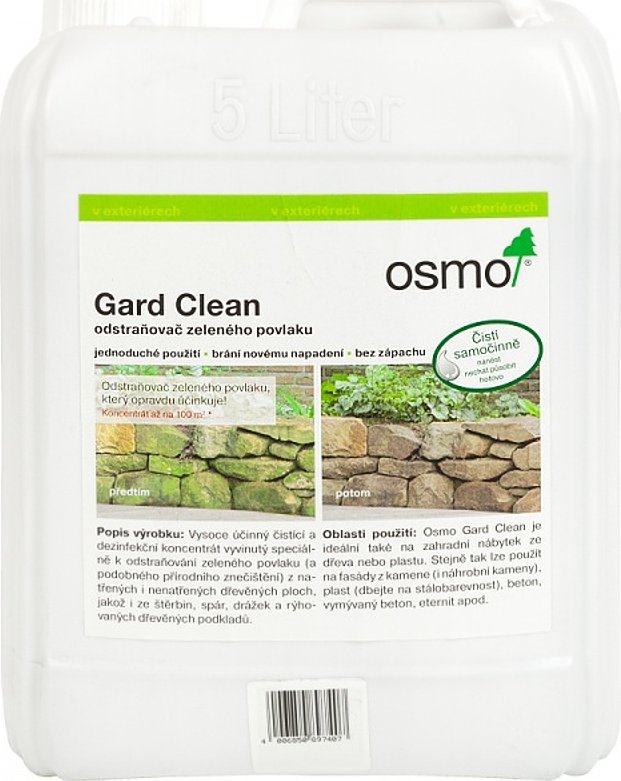 Osmo Gard Clean 6606 odstraňovač mechu a řas Objem: 5 l