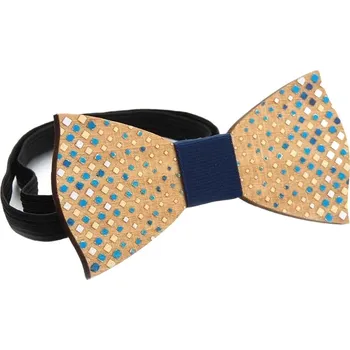 Svatební dekorace Dřevěný motýlek - kostičky barevné