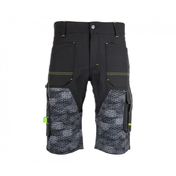 Pánské kraťasy Pracovní kraťasy PREDATOR černo/šedé, 64