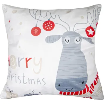 Polštář Vánoční polštář JOYFUL I. 40x40 cm mikrovlákno Varianta: Povlak na polštář s výplní, 40x40 cm