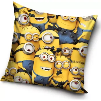 Polštář Dětský polštářek Mimoni kam se podíváš