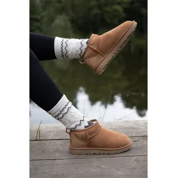 Pánské ponožky BAVLNĚNÁ PONOŽKA SW/070 BEIGE/CHOCCO 35/38