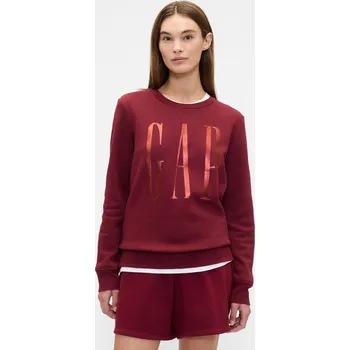 Dámská mikina GAP Mikina s logem - Dámské GAP tmavě červená 3442005