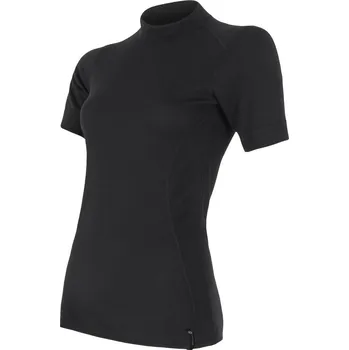 cyklistický dres Dámské triko kr.rukáv SENSOR DOUBLE FACE černá M