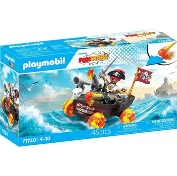 Stavebnice Playmobil Závoďák: Pirátský člun PLAYMOBIL® 71720
