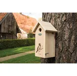 Budka BEST FOR BIRDS se sýkorkou koňadrou, 17x14x30cm, přírodní|Esschert Design