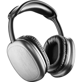 Elektronika Cellularline Headset uzavřená (Over Ear) Bluetooth®, Bez kabelu, kabelová černá regulace hlasitosti, Vypnutí zvuku mikro