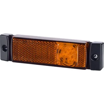 Přívěs Oranžové LED poziční světlo s AMP konektorem, 12/24V, HORPOL