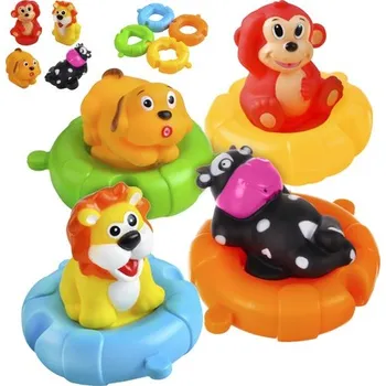 Dřevěná hračka Sada hraček do vany pro nejmenší