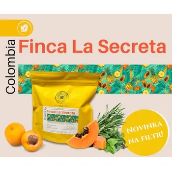 Káva Columbia Finca la Secreta Juan Carlos Mejia na filtr 250g (čerstvě pražená káva)