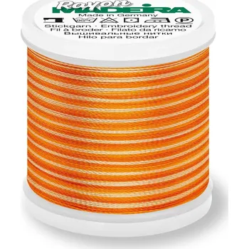 Nit Vyšívací nit Madeira Rayon Ombré č. 40 (200m) barva 2053 oranges