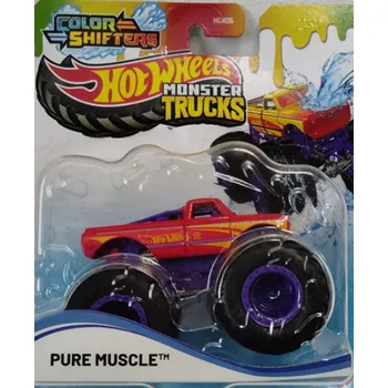auto na autodráhu Hot Wheels Monster Trucks Colour Shiffter Pure Muscle