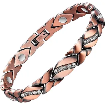 Náramek IZMAEL Dámský náramek AD 38804 Růžová/21,5cm KP38804