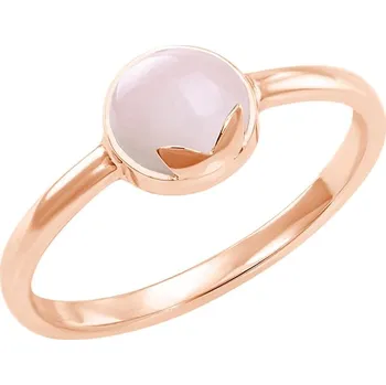 Prsten Zlatý prsten s cabochon růženínem Yana