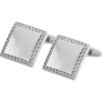 Manžetový knoflíček Stříbrné manžetové knoflíčky s diamanty Urban
