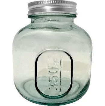 Sklenice Sklenice z recyklovaného skla s víčkem 0,35Kg (balení obsahuje 6ks)|Vidrios San Miguel|Recycled Glass