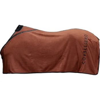 Deka pro koně Fleecová deka Covalliero A/W 2025 cihlová velikost 125 cm
