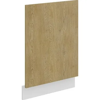 Kuchyňská skříňka LEMPERT Dvířka na myčku CREMONA WH 55 (570 x 446) - dub cremona / bílá