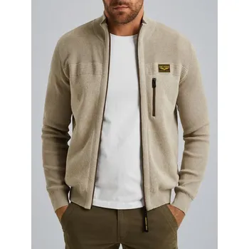 Pánské oblečení Pánský svetr PME LEGEND Cardigan with zipper closure Béžová velikost L
