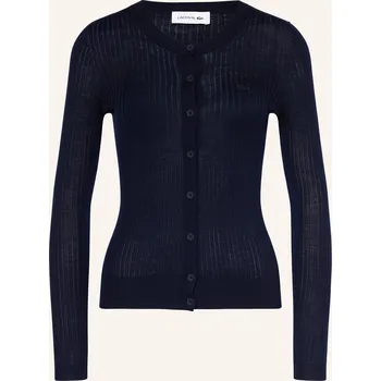 Dámský svetr Lacoste Dámský Pletený Kardigan, tmavě modrá, 42