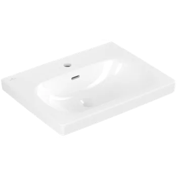 Umyvadlo Villeroy & Boch Skyla - Nábytkové umyvadlo 600x460 mm, s přepadem, alpská bílá 5A516001