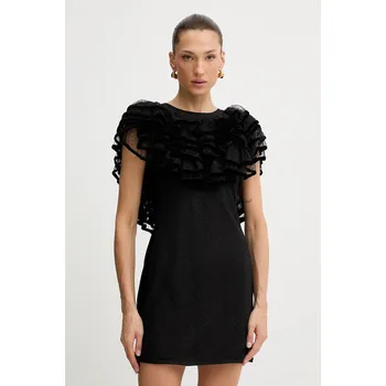 Dámské šaty Šaty s příměsí hedvábí Twinset 252TS2070 černá 99X, vel. 38