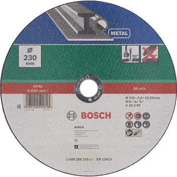 Řezný kotouč BOSCH hobby Bosch Dělicí kotouč rovný, kov (2609256319)