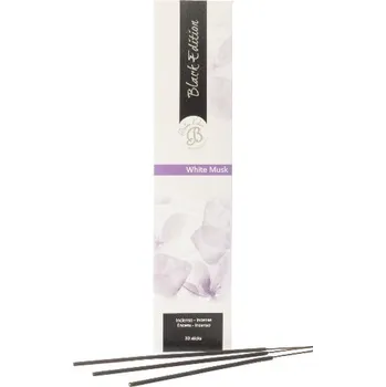 Aroma difuzér Boles d´olor Tyčinky vonné (Black Edition) 20ks White Musk|Boles Dolor
