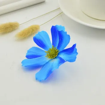 Dekorativní květ gerbery – 7 cm, (modrý)