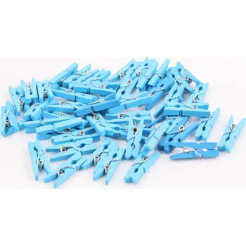 Svatební dekorace Dekorativní kolíčky (světle modré) 20ks