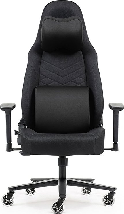 Kancelářské křeslo Sracer EVO LT, 3D područky, nosnost 140 kg, záruka 3 roky, černé látkové