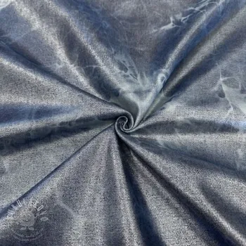 JEANS FOIL TIE DYE blue
