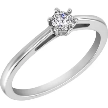 Prsten Zásnubní prsten s moissanitem Rima