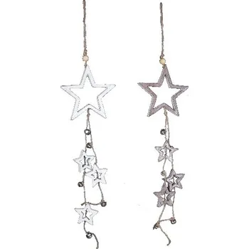 Bytová dekorace Závěs hvězda s hvězdami, balení obsahuje 2 kusy!|Ego Dekor