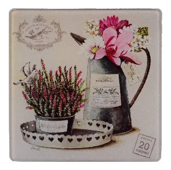 Prkénko skleněné, VŘES, 20 x 20 cm|Ego Dekor