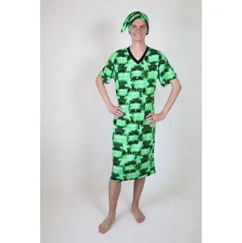 Pánská košile Pánská noční košile Rozárka P30 počítač zelená Barva: Zelená, Velikost: 4XL