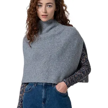 Šála Pončo Surkana 35Bucu832 šedá velikost uni