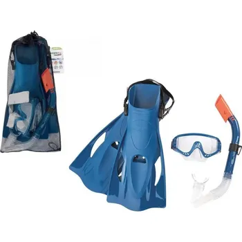 Dřevěná hračka Potápěčská sada modrá (maska, ploutve, šnorchl) Bestway 25020