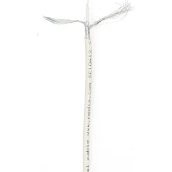 Anténní kabel NEDIS Koaxiální Kabel na Cívce | Mini Coax | Dvojité Stínění | ECA | 10.0 m | Koax | PVC | Bílá | Zabaleno