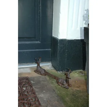 Botník Škrabák na boty s jeleny, černá litina (DOPRODEJ)|Esschert Design