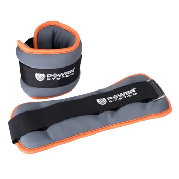 POWER SYSTEM Zátaže na kotníky - ANKLE WEIGHTS 2 x 0.5 kg
