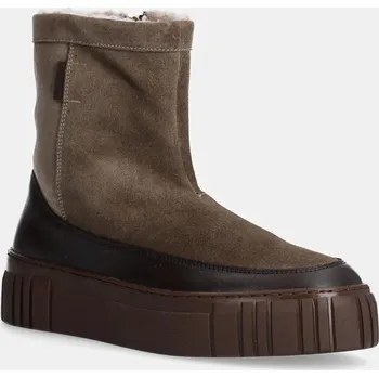 Dámská zimní obuv Semišové sněhule Gant Snowmont hnědá barva, 29543785 G135 29543785.G135 98X, EUR 37