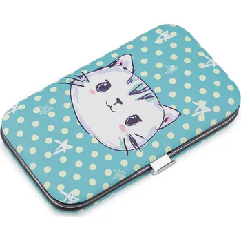 Koupelnová předložka Sada na manikúru s kočkami - 3 varianty Číslo: tyrkysová